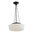Axya Retro Shanghai Glass Lamp Chandelier for Restaurant, Bar, and Bedroom
