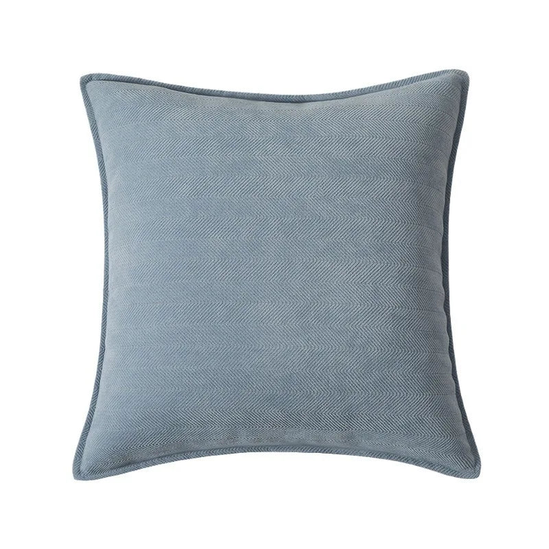 Axyaa Chenille Herringbone Embossed Pillowcase Set for Bedroom and Couch