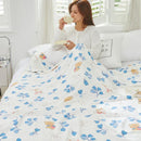 Axyaa Bamboo Fiber Summer Cool Quilt Blanket Single Thin Nap Air Conditioner Blanket