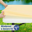 Axyaa Stretch Spandex Tablecloth for Outdoor Events, Weddings, and Parties