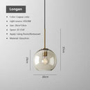 Axyaa Nordic Glass Pendant Light for Home Kitchen Restaurant