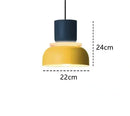 Axyaa Macaron Acrylic Pendant Light: High Quality, Colorful, Minimalist Chandelier for Living Room