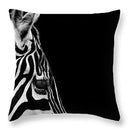 Axyaa Zebra Print Polyester Cushion Cover 45X45cm for Home Decor