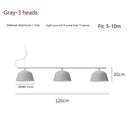 Axyaa Mid Retro Three Head Chandelier LED Pendant Lamp for Kitchen Island, Coffee Bar