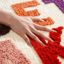Axyaa Fluffy Get Naked Bath Mat & Rug - Non Slip Microfiber Bathroom Floor Mat