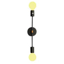 Axyaa Iron Industrial Retro Loft LED Wall Light for Bedroom Hallway Stairs