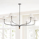 Axyaa Branch Fabric Chandelier: Minimalist Bedroom & Dining Room Lighting