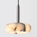 Axyaa Iron Bulgari Stone LED Pendant Light Fixture - Modern Bedroom Coffee Hanging Lamp