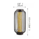 Axyaa Modern Wrought Iron Lawn Lamp with LED Dolomite, Waterproof IP65, Retro Floor Lamp