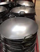 Axya 304 Stainless Steel Wok 50-70cm Chef's Skillet for Chinese Gas Cooker