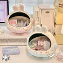 Axyaa Desktop Rabbit Storage Box Organizer for Girls' Accessories & Stationery
