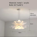 Axyaa White Butterfly LED Chandelier for Dreamy Living Room & Bedroom