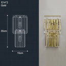 Axyaa Crystal Wall Lamp - LED Lighting for Luxurious Spaces