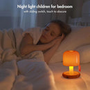 Axyaa Mushroom Mini Lamp with Induction Design - Vibration switch Table Lamp, 350mah Battery