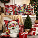Axyaa LED Christmas Pillowcase with Santa Claus Snowman Bell Design