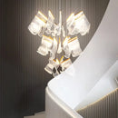 Axyaa Modern LED Pendant Chandeliers for Living Room Staircase Indoor Lighting