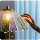Axyaa French Medieval Butterfly Dream Glass Table Lamp LED E27 Romantic Atmosphere Desk Light