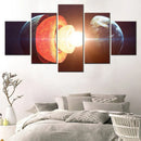 Black Widow Movie Poster Canvas Art for Home Decor by Axyaa