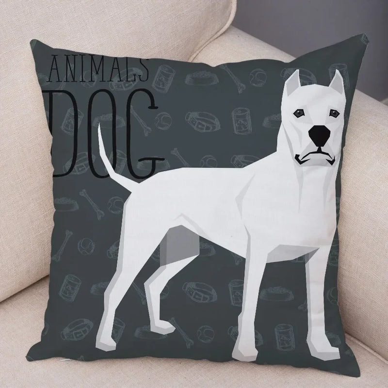 Axyaa Cartoon Dog Pet Animal Pillowcase