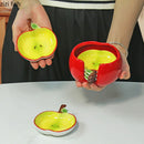 Axyaa Apple Shape Ceramic Seasoning Dish Set