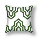 Axyaa Pink Gold Geometry Polyester Pillow Case 45*45cm Square