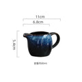 Axyaa Ceramic Milk Jug with Handle: Retro Style Gravy Boat & Seasoning Tool