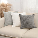 Axyaa Simple Chenier Sofa Pillowcase Cojines Solid Color Throw Cushion Cover