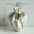 Axyaa Retro Ceramic Vase for Stylish Table Decor and Floral Arrangements