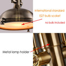 Axyaa Industrial Metal Pendant Light for Loft Living Room and Kitchen