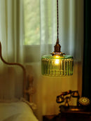 Axyaa Glass Pendant Lamps Modern Hanging Lights for Home Decor, Japanese LED Lustre Pendente