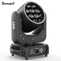 Axyaa 7x40W RGBW Zoom Moving Head Light for Stage Party Concert Bar Club