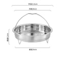 Axyaa Stainless Steel Rice Steamer with Oil Filter and Handle
