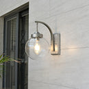 Axyaa Nordic Outdoor LED Wall Light Chrome Gold Black Waterproof Garden Balcony Decor