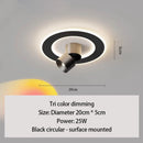 Axyaa Sunset LED Ceiling Light: Modern Minimalist Line Lamps for Indoor Decor