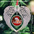 Axyaa Angel Wing Photo Holder Ornament for Christmas Tree