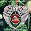 Axyaa Angel Wing Photo Holder Ornament for Christmas Tree