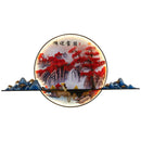 Axyaa Modern LED Pine Landscape Picture Wall Lamp for Home Décor