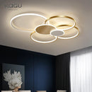 Axyaa Modern LED Chandelier with Remote Control for Home Lighting Decor