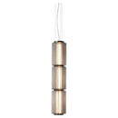 Axyaa Smoke Gray Glass Pendant Light - Nordic Design LED Hanging Lamp