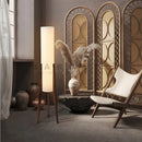 Axyaa Solid Wood Floor Lamp - Japanese Retro Style for Home Decor
