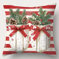 Axyaa Snowman Fawn Print Pillowcase Set - Festive Home Decor & Gift