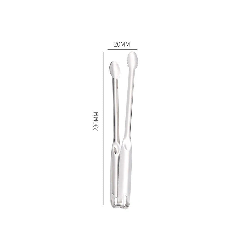 Axyaa Stainless Steel Food Tongs Clamp for Kitchen Cooking Buffet Dessert Meat