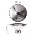 Axyaa Golden High Footed Ceramic Sushi Plate Set - Restaurant Quality Molecular Cuisine Tableware