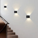 Axyaa Motion Sensor Wall Lamp 6W - USB Charging - Bedroom Night Light