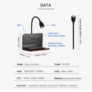 Axyaa Indoor Wall Lamp: USB Port, Wireless Charging, 360° Rotatable, Switch, Bedside Night Light