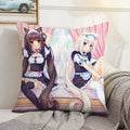 Axyaa Kawaii Cushion Cover 45 × 45: Decorative Pillowcase for Home, Car, Bed - 50x50 Size