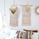 Axyaa Handwoven Nordic Boho Wall Organizer - Stylish Storage Net & Decor