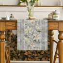 Axyaa Lily Floral Table Runner for Indoor and Outdoor Home Party Decor