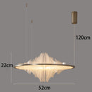 Axyaa Nordic Dining Room Pendant Ceiling Chandelier for Indoor Living Room Lighting