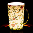 Axyaa 500ML Fine Bone  Thermo Cup, White Porcelain Espresso & Moscow Mule Mugs